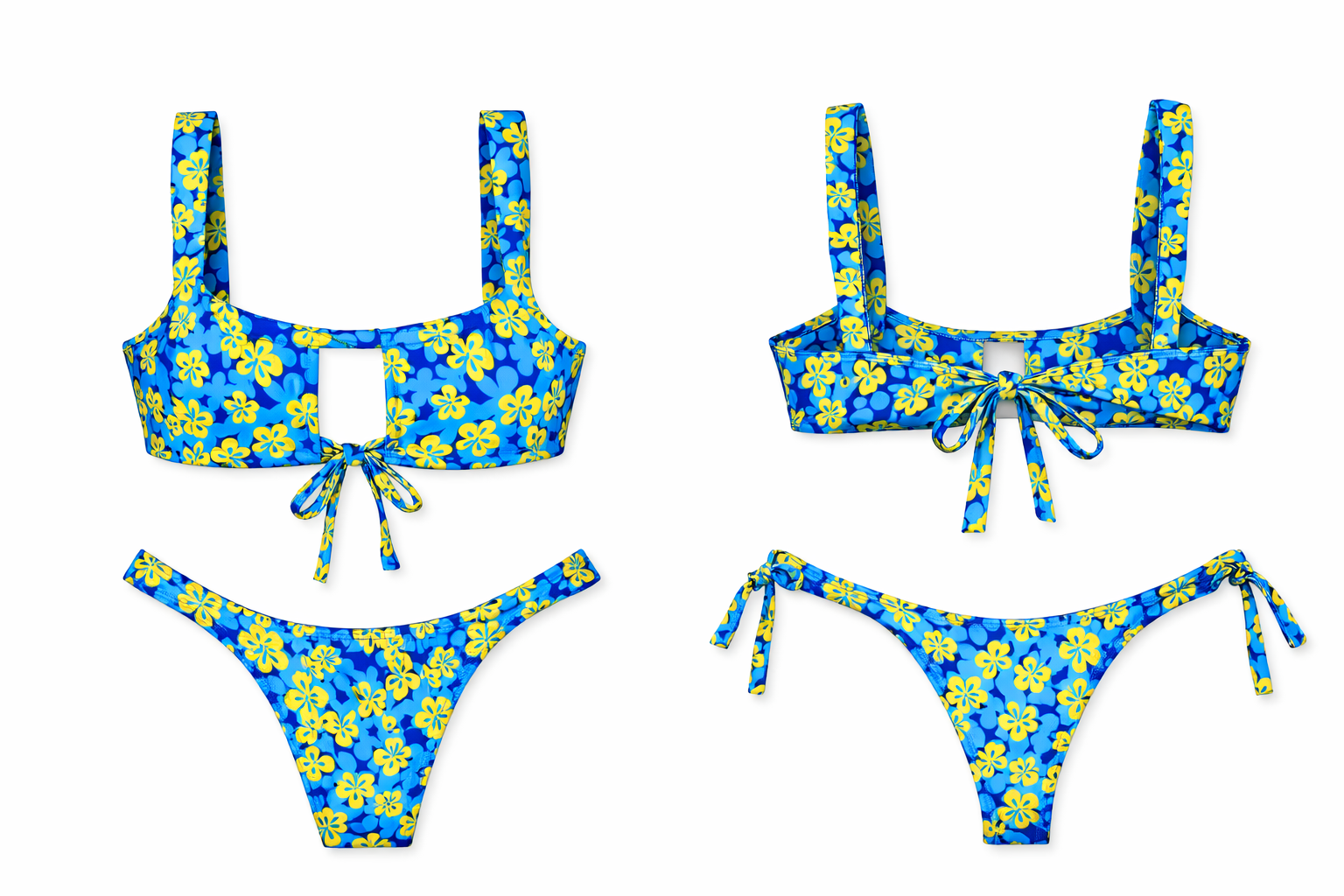 Yellow Drangea Bikini Bottom